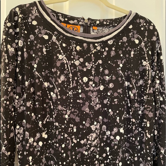 EUC Silk Tory Burch Paint Splatter Dress - Picture 3 of 7